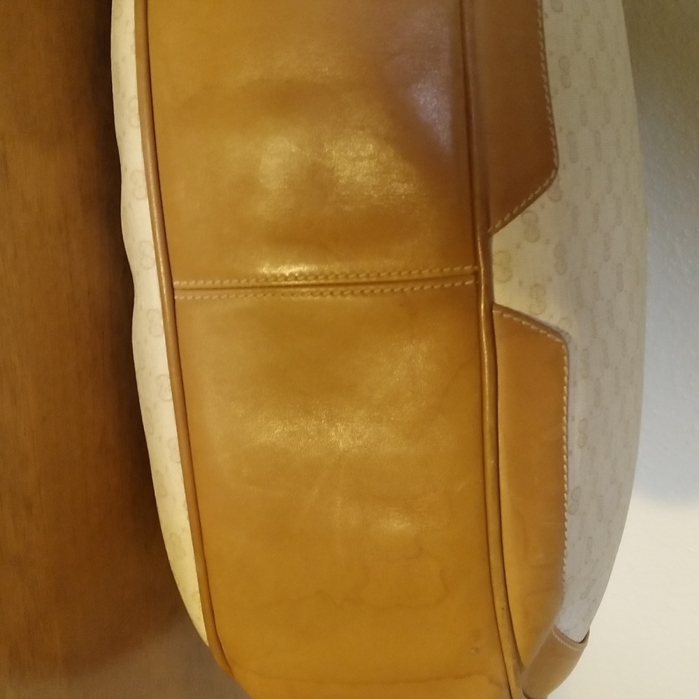 Authentic Gucci Monogram Leather Handbag - Picture 11 of 16